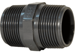 80b7fb7e-454d-48ad-a015-ac528a7c8765 FISCHER GEORG 721911906 GF Doppelnippel PVC-U 1/2" AG Verpackungseinheit:1ST – Bild 1