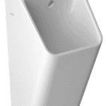 ALVA AQKEAMUS ALVA Amoa Urinal spülrandlos,eckige Form, Zulauf und Abgang hinten, Weiß  Verpackungseinheit:1ST