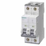 SIEMENS AG 5SY65106 Leitungsschutzschalter, AC/DC, B, 10A, 1+N, 400V, 6kA, 2TE, 50Hz, Zusatzeinrichtungen möglich, IP20