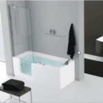 ALVA AQBWAU170L ALVA Aura Kombiwanne m.Ein.links 170x70(80cm),Ab-Überlaufga.,Schürze,weiß  Verpackungseinheit:1ST