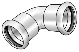 820ceb19-f3de-49b5-a876-11a099aaf1f3 KE KELIT 54620FF0 KE KELIT CP425 STEELFIX C-Stahl Press-Winkel 45 Grad 35 CP425 Verpackungseinheit:1ST – Bild 1