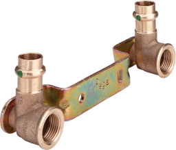 VIEGA 295 462 Viega Sanpress-Montageeinheit mit SC-Contur Modell 2222 d: 15 Rp: ½ Stichmaß: 150 2222 Verpackungseinheit:1ST