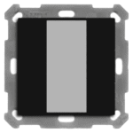 MDT BE-TA550606.02 KNX Taster 55 6-fach, Schwarz matt  Verpackungseinheit:1ST