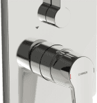 HANSA 8060 9093 HA Einhebelmischer Fertigmontageset für Wanne/Brause HANSAPOLO 8060 Rosette eckig Chrom  Verpackungseinheit:1ST