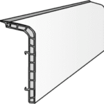 KE KELIT 6400100 KE KELIT KM800 KELOX Sockelleiste 22 mm Eiche hell KM800 Verpackungseinheit:4M