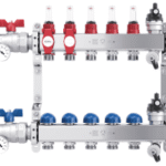 VOGEL&NOOT F7MCSD074AKAC70 VN-FLOORTEC Edelstahlverteiler AFC-V 7HK exkl. Kugelhahn L = 451 mm  Verpackungseinheit:1ST