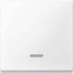MERTEN 431019 System M Kontrollwippe, Schalter/Taster, polarweiß, matt, ohne ISO Aufdruck, geeignet für Bussystem-Tasterankopplung