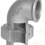 FISCHER GEORG FITTINGS 770095109 Knieholländer Fig. 95 2" schwarz  Verpackungseinheit:1ST