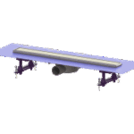 KESSEL 45600.62M KESSEL Duschrinne Linearis Compact, Länge 650 mm, Nennweite (DN) 50, Entwässerung durch Linienablauf, Abdeckungsart Edelstahl-Abdeckung, Abdichtung Aufsatzstück durch werksseitig angebrachte Dichtmanschette (WaD)  Verpackungseinheit:1ST