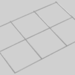 VOGEL&NOOT BGMG305075215A0 VN-FLOORTEC Gittermatte 50 mm Raster 50x50mm, 2150 x 750 mm (16,125m2)  Verpackungseinheit:16,13M2