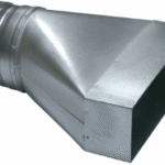 ALVA ALFKUEA160 ALVA Flachkanal Übergang Asymmetrisch 60x200-DN160  Verpackungseinheit:1ST