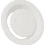 ALVA ALNK125 ALVA Tellerventil Abluft aus Stahl weiß, DN125  Verpackungseinheit:1ST