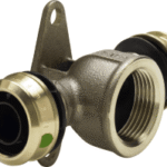 VIEGA 647 704 Viega Raxofix-Wandscheiben-T-Stück mit SC-Contur Siliziumbronze, Modell 5325.8 d1: 20 Rp: ½ d2: 20 5325,8 Verpackungseinheit:1ST