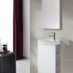 DANSANI Z91200 Waschplatz Selina , Anthrazit hell/Weiß Hochglanz, Spiegel  Verpackungseinheit:1ST