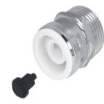 ALVA AC0018801550001 ALVA Rohrbelüfter DN20, AG 3/4" x AG M27x1, verchromt, DVGW geprüft 0018801550001  Verpackungseinheit:1ST