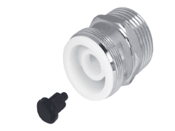 874ca66c-525a-4976-b806-2f790ddeb42c ALVA AC0018801550001 ALVA Rohrbelüfter DN20, AG 3/4" x AG M27x1, verchromt, DVGW geprüft 0018801550001 Verpackungseinheit:1ST – Bild 1