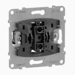 LEGRAND 765017 SEANO Einsatz Taster mit Wechselkontakt mit N-Klemme 10A Steckklemmen  Verpackungseinheit:1ST