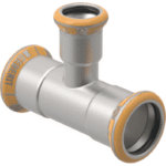 GEBERIT 41206 GE Mapress Therm T-Stk. red. d22 x 15 x 22mm, NPW  Verpackungseinheit:1ST