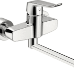 HANSA 0153 6283 HA Einhebelmischer Waschtischbatterie HANSACLINICA 0153 Bedienungshebel lang Ausladung 277 mm DN15 Chrom  Verpackungseinheit:1ST