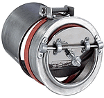 ALVA ALZUGEX130 ALVA Energiesparzugregler Ø 130 mm, m. Explosionsklappe, Edelstahl  Verpackungseinheit:1ST