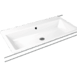 KALDEWEI 900106013001 KALDEWEI PURO EINBAUWASCHTISCH, Mod.3151 600x460mm, alpinweiß, Perl-Effekt, Antidröhn mit 1-er Hahnlochbohrung, mit Überlauf, Sichtteile chrom 3151 Verpackungseinheit:1ST