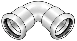 8bc21a46-22eb-4966-bfd1-cbccedc32619 KE KELIT 54615DD0 KE KELIT CP420 STEELFIX C-Stahl Press-Bogen 90 Grad 22 CP420 Verpackungseinheit:1ST – Bild 1