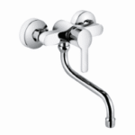 KLUDI 379240575 KLUDI LOGO NEO Spültisch-Wand-EHM schwenkbarer Auslauf chrom 37924__75 Verpackungseinheit:1ST