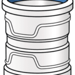 KE KELIT 14602LL0 KE KELIT ASP210 PHONEX AS-PLUS Doppelmuffe 110 ASP210 Verpackungseinheit:1ST