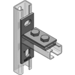 MEFA 081645302 Stirnplatte C-Profil 35 quer für C-Profil 35, Stex 35 gvz  Verpackungseinheit:1ST