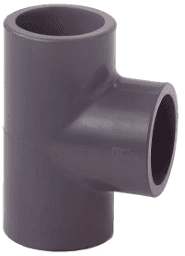 8e6e03ea-05a6-45ff-a782-7d5d290eda1a FISCHER GEORG 721200106 GF T-Stück 90° egal PVC-U d 20 Verpackungseinheit:1ST – Bild 1