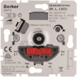 BERKER 2873 Drehdimmer NV mit Softrastung Hauselektr onik  Verpackungseinheit:1ST