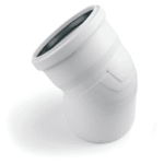 REHAU 11211641002 RAUPIANO PLUS Bogen DN 75, 45 Grad  Verpackungseinheit:1ST