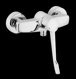 8f22b407-64cf-4975-9fd9-092ef9ffb814 ALVA AQARBEBTK.1 ALVA Bela 1.0 Brausearmatur mit Klinikhebel, Chrom Verpackungseinheit:1ST – Bild 1