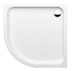 ALVA AQRBT90F ALVA Una Acryl Rundbrausetasse 90x90x6,5cm, R55, Weiß ohne Füße  Verpackungseinheit:1ST