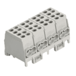 POLLMANN 2080430 Hauptleitungs Abzweigklemme 4polig 4 Ein 2x25², 4 Aus 2x16mm² HLAK-25 4/8GR-S Verpackungseinheit:1ST