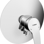 HANSA 0184 9183 HA Einhebelmischer Fertigmontageset für Wanne/Brause HANSAMIX 0184 Rosette rund Chrom  Verpackungseinheit:1ST