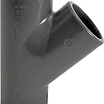 FISCHER GEORG 721250108 GF T-Stück 45° egal PVC-U d 32  Verpackungseinheit:1ST