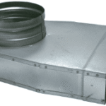 ALVA ALFKUE90160M ALVA Flachkanal Übergang 90Grad 60x200-DN160 Muffe  Verpackungseinheit:1ST