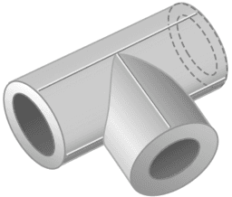 9267bc1a-0fa6-49d3-95e3-71d42f5a7915 KE KELIT 2575501 KE KELIT KE35 KELEN PP-RCT T-Stück reduziert 50/40/50 KE35 Verpackungseinheit:1ST – Bild 1