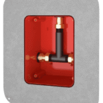 KWC AUSTRIA 2030028990 KP Rohbauset, F5, Systembox R5, Kunststoff, duschen, Wandeinbaumontage, zum Anschluss an Warm- und Kaltwasser, Schiebe-Klebeflansch, mit absperrbaren Anschlussverschraubungen F5BX2001 Verpackungseinheit:1ST