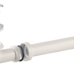 ALVA AQARVARSS1S1 ALVA Varia Set Ablaufvent. 5/4" Clic. f. AQARVARSS1,m.Anschluß-Bogen + Rohr,Chrom  Verpackungseinheit:1ST