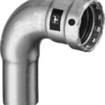 VIEGA 694 661 Viega Megapress-Bogen 90° Stahl unlegiert, Zink-Nickel-Beschichtung, Modell 4216.1 VdS-Zulassung DN: 32 D: 1¼ 4216,1 Verpackungseinheit:1ST