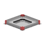 VERGOKAN NEO Universal-Unterflurdose  Verpackungseinheit:1ST