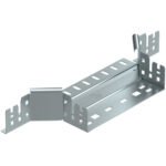 OBO BETTERMANN 6041234 Anbau-Abzweigstück, bandverzinkt, 60x200mm, integrierter Verbinder