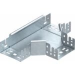 OBO BETTERMANN 6041340 T-Stück Kabelrinne, 60x100mm, integrierter Verbinder, horizontal