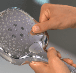 HANSGROHE 26550000 hansgrohe Raindance Select E Handbrause 150 3jet, Chrom 26550XXX Verpackungseinheit:1ST