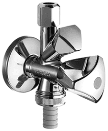 96606854-14c3-4b14-b841-9275bb61d185 ALVA AQKEV ALVA Varia Kombi-Eckventil 1/2" m. RV, Schubros., Schlauchversch., chrom Verpackungseinheit:1ST – Bild 1