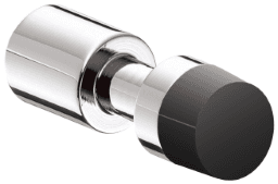 9675627b-5262-42e3-9002-b404f03da074 ALVA AQASPUHTHTS ALVA Pura Handtuchhaken mit Türstopper, 8cm, Chrom Verpackungseinheit:1ST – Bild 1