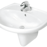 ALVA AQWT60 ALVA Una Waschtisch 60x49cm mit Hahnloch, Weiß  Verpackungseinheit:1ST