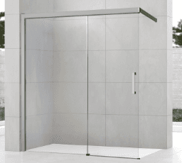 96cf3e89-c469-4b5d-a5b1-04bfb538f89b ALVA AQDUSPSTF120.1R ALVA Spa 1.0 Schiebetür freistehend re. 117-120/200cm, Glas ESG Cl., Silber HGL Verpackungseinheit:1ST – Bild 1